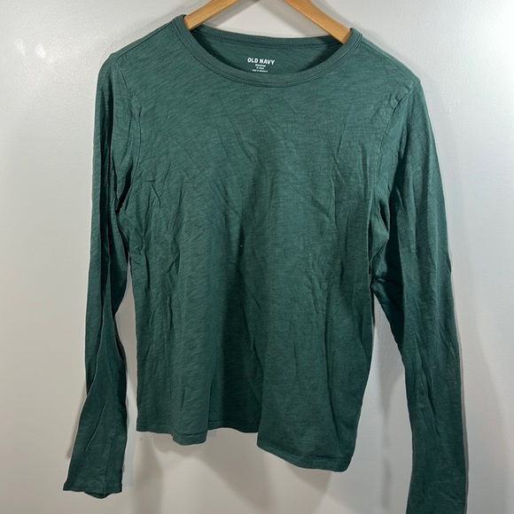 Old Navy Tops - Old Navy Long Sleeve Forest Green Woman's Medium Tall Outdoors Hiking Thermal